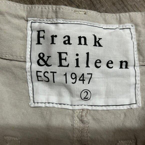 Frank & Eileen Jameslon Utility Cropped Fray Hem Pants Size 2 - Picture 5 of 15